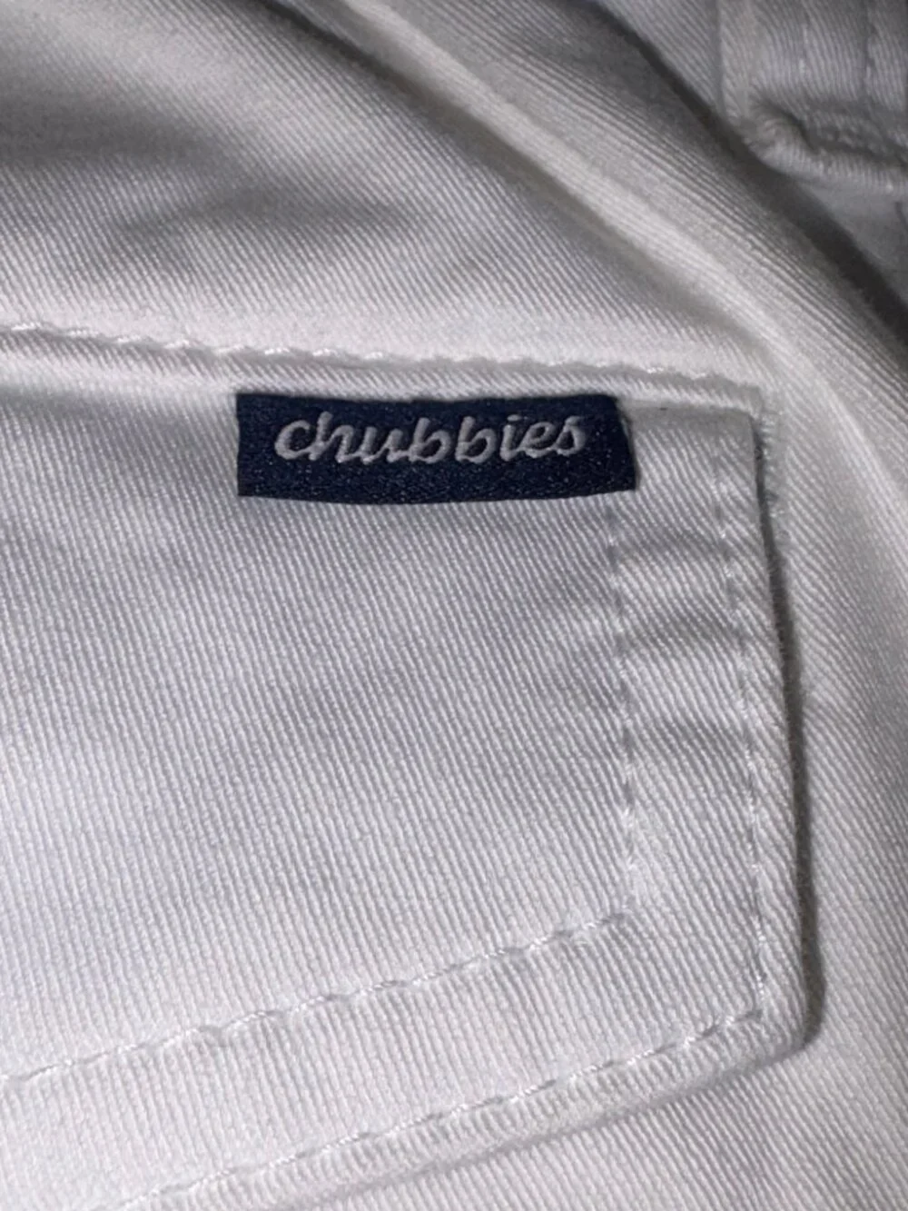 NWT CHUBBIES Chino Shorts Size XXL White Pride